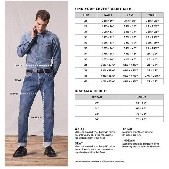 NWT Levi's Men's 501 Original Sz 30x32” Shrink-to-Fit Jeans Button Fly Straight - Picture 6 of 16